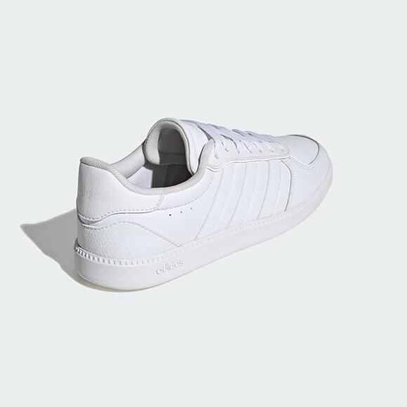 NWT  adidas Women's Breaknet Sleek Sneaker, White/White/White, 10 - Picture 3 of 6
